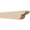 Ekena Millwork 4in. W x 4in. H x 20in. L Crestline Woodgrain TimberThane Rafter Tail, Primed Tan RFTUR04X04X20CRERCPR - alternate 1